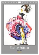 Starke Frauen - Tänzerinnen (Wandkalender 2024 DIN A4 hoch), CALVENDO Monatskalender