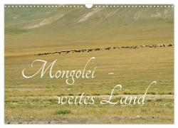 Mongolei - weites Land (Wandkalender 2024 DIN A3 quer), CALVENDO Monatskalender