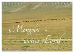 Mongolei - weites Land (Tischkalender 2024 DIN A5 quer), CALVENDO Monatskalender