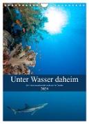Unter Wasser daheim (Wandkalender 2024 DIN A4 hoch), CALVENDO Monatskalender