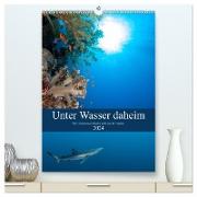 Unter Wasser daheim (hochwertiger Premium Wandkalender 2024 DIN A2 hoch), Kunstdruck in Hochglanz