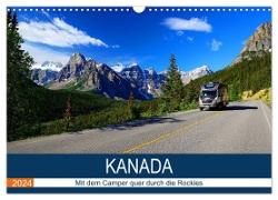 KANADA Mit dem Camper quer durch die Rockies (Wandkalender 2024 DIN A3 quer), CALVENDO Monatskalender