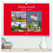 Steigerwald - Mitten in Franken (hochwertiger Premium Wandkalender 2024 DIN A2 quer), Kunstdruck in Hochglanz