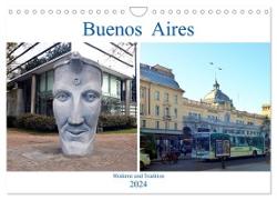 Buenos Aires - Moderne und Tradition (Wandkalender 2024 DIN A4 quer), CALVENDO Monatskalender