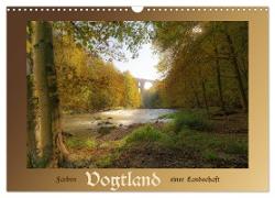 Vogtland - Farben einer Landschaft (Wandkalender 2024 DIN A3 quer), CALVENDO Monatskalender
