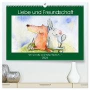 Liebe und Freundschaft (hochwertiger Premium Wandkalender 2024 DIN A2 quer), Kunstdruck in Hochglanz