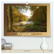 Vogtland - Farben einer Landschaft (hochwertiger Premium Wandkalender 2024 DIN A2 quer), Kunstdruck in Hochglanz