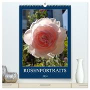 Rosenporträts (hochwertiger Premium Wandkalender 2024 DIN A2 hoch), Kunstdruck in Hochglanz