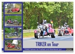 TRIKER on Tour (Wandkalender 2024 DIN A2 quer), CALVENDO Monatskalender