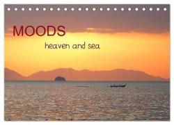 MOODS / heaven and sea (Tischkalender 2024 DIN A5 quer), CALVENDO Monatskalender