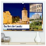 Das Herz der Lausitz Görlitz - Bautzen - Cottbus - Lübbenau (hochwertiger Premium Wandkalender 2024 DIN A2 quer), Kunstdruck in Hochglanz