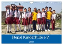 Kalender der Nepal Kinderhilfe e.V. (Wandkalender 2024 DIN A4 quer), CALVENDO Monatskalender