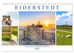 EIDERSTEDT-HIGHLIGHTS (Tischkalender 2024 DIN A5 quer), CALVENDO Monatskalender