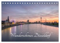 Wunderschönes Düsseldorf (Tischkalender 2024 DIN A5 quer), CALVENDO Monatskalender