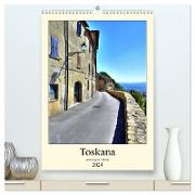Toskana - Unterwegs in Volterra (hochwertiger Premium Wandkalender 2024 DIN A2 hoch), Kunstdruck in Hochglanz