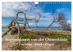 Impressionen von der Ostsee Fischland-Darß-Zingst (Wandkalender 2024 DIN A4 quer), CALVENDO Monatskalender