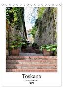 Toskana - Bleibende Eindrücke (Tischkalender 2024 DIN A5 hoch), CALVENDO Monatskalender