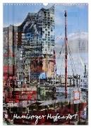 Hamburger HafenArt (Wandkalender 2024 DIN A3 hoch), CALVENDO Monatskalender