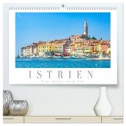 Istrien - Piran ¿ Novigrad ¿ Rovinj ¿ Pula (hochwertiger Premium Wandkalender 2024 DIN A2 quer), Kunstdruck in Hochglanz