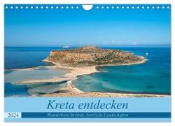 Kreta entdecken (Wandkalender 2024 DIN A4 quer), CALVENDO Monatskalender