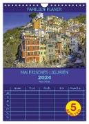 Malerisches Ligurien (Wandkalender 2024 DIN A4 hoch), CALVENDO Monatskalender