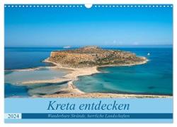 Kreta entdecken (Wandkalender 2024 DIN A3 quer), CALVENDO Monatskalender