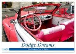 Dodge Dreams - Ein Traumcabrio in Kuba (Wandkalender 2024 DIN A2 quer), CALVENDO Monatskalender