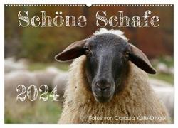 Schöne Schafe (Wandkalender 2024 DIN A2 quer), CALVENDO Monatskalender