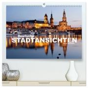 Deutsche Stadtansichten (hochwertiger Premium Wandkalender 2024 DIN A2 quer), Kunstdruck in Hochglanz