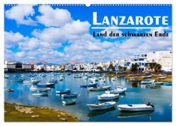 Lanzarote - Land der schwarzen Erde (Wandkalender 2024 DIN A2 quer), CALVENDO Monatskalender