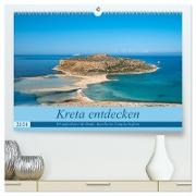 Kreta entdecken (hochwertiger Premium Wandkalender 2024 DIN A2 quer), Kunstdruck in Hochglanz