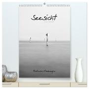 Seesicht - Bodenseestimmungen (hochwertiger Premium Wandkalender 2024 DIN A2 hoch), Kunstdruck in Hochglanz