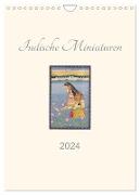 Indische Miniaturen (Wandkalender 2024 DIN A4 hoch), CALVENDO Monatskalender