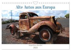 Alte Autos aus Europa (Wandkalender 2024 DIN A4 quer), CALVENDO Monatskalender