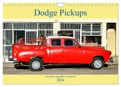 Dodge Pickups - Amerikas legendäre Lastenesel (Wandkalender 2024 DIN A4 quer), CALVENDO Monatskalender