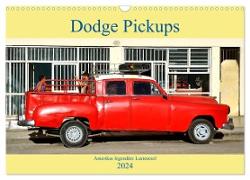 Dodge Pickups - Amerikas legendäre Lastenesel (Wandkalender 2024 DIN A3 quer), CALVENDO Monatskalender