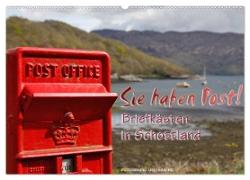 Sie haben Post - Briefkästen in Schottland (Wandkalender 2024 DIN A2 quer), CALVENDO Monatskalender