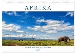 Afrika, eine Reise durch den schwarzen Kontinent (Wandkalender 2024 DIN A2 quer), CALVENDO Monatskalender