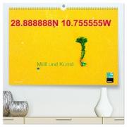 28.888888N 10.755555W Müll und Kunst (hochwertiger Premium Wandkalender 2024 DIN A2 quer), Kunstdruck in Hochglanz