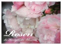 Rosen, die Königin der Blumen (Wandkalender 2024 DIN A2 quer), CALVENDO Monatskalender