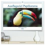 Ausflugsziel Papiliorama (hochwertiger Premium Wandkalender 2024 DIN A2 quer), Kunstdruck in Hochglanz