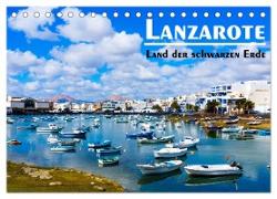 Lanzarote - Land der schwarzen Erde (Tischkalender 2024 DIN A5 quer), CALVENDO Monatskalender