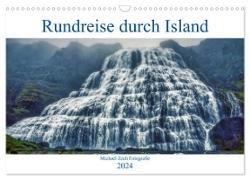 Eine Rundreise durch Island (Wandkalender 2024 DIN A3 quer), CALVENDO Monatskalender