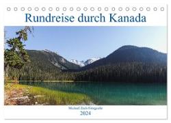 Eine Rundreise durch Kanada (Tischkalender 2024 DIN A5 quer), CALVENDO Monatskalender