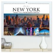 New York - Stadt der Wolkenkratzer (hochwertiger Premium Wandkalender 2024 DIN A2 quer), Kunstdruck in Hochglanz