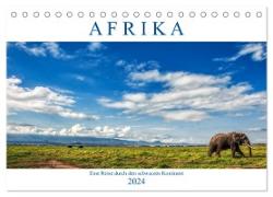 Afrika, eine Reise durch den schwarzen Kontinent (Tischkalender 2024 DIN A5 quer), CALVENDO Monatskalender