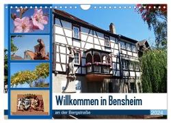 Willkommen in Bensheim an der Bergstraße (Wandkalender 2024 DIN A4 quer), CALVENDO Monatskalender