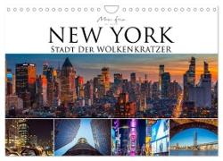 New York - Stadt der Wolkenkratzer (Wandkalender 2024 DIN A4 quer), CALVENDO Monatskalender