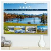 SEEN, stille, meditative und ruhige Schönheiten by VogtArt (hochwertiger Premium Wandkalender 2024 DIN A2 quer), Kunstdruck in Hochglanz