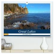 Great Lakes - Die großen Seen (hochwertiger Premium Wandkalender 2024 DIN A2 quer), Kunstdruck in Hochglanz